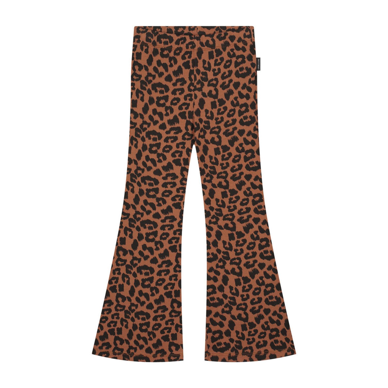 Daily Brat | Leopard Flared Pants Hickory Brown