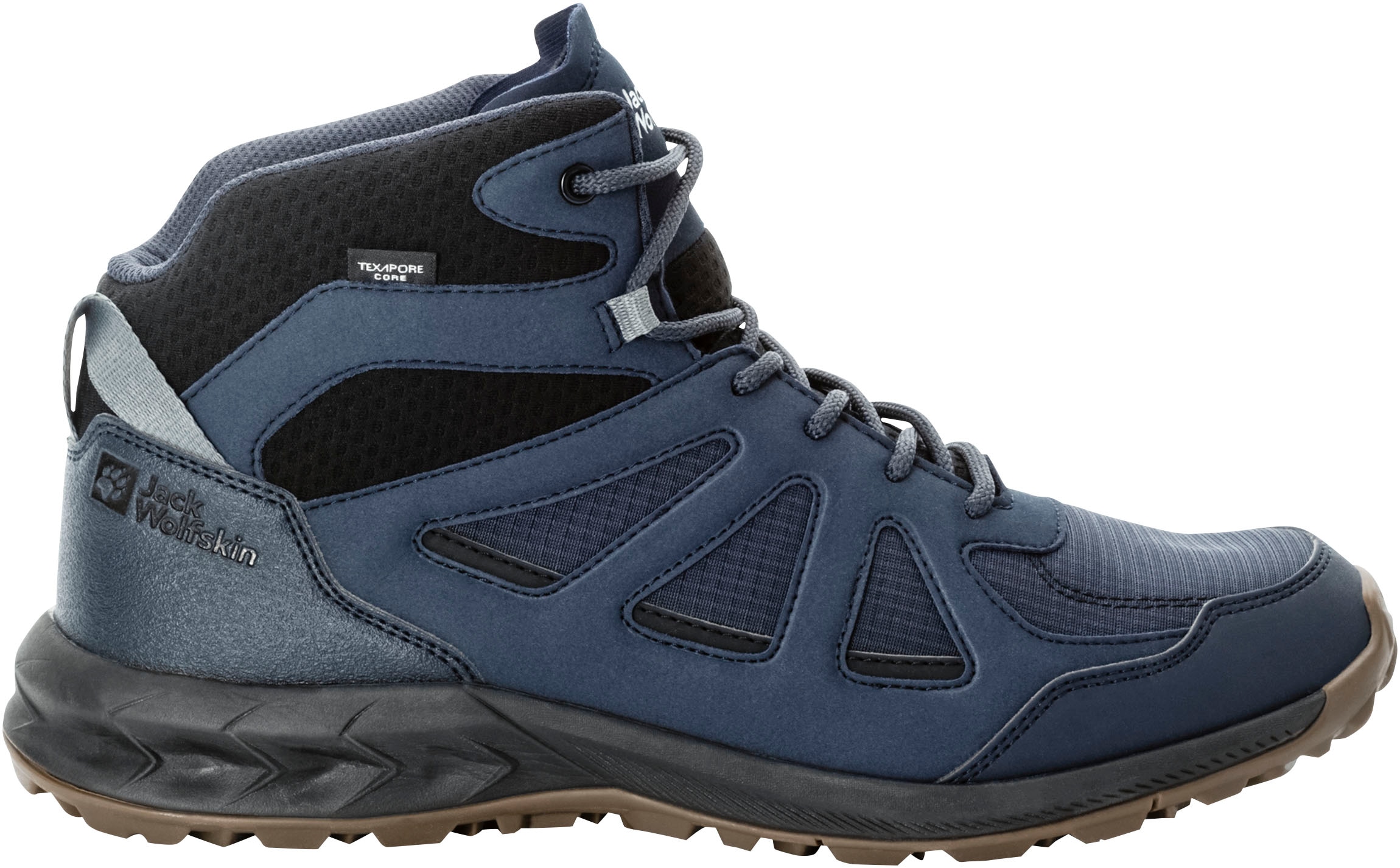 Jack Wolfskin Wanderschuh »WOODLAND 2 TEXAPORE MID M«  wasserdicht, Trekkingschuh