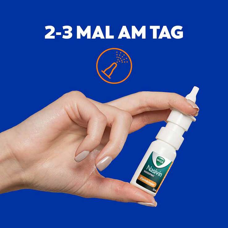 WICK Nasivin Nasenspray oK Kleinkinder 0,25 mg / ml, 10 ml