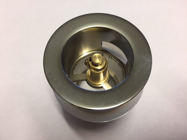 Best Design Just Solid clickwaste met overloop chroom