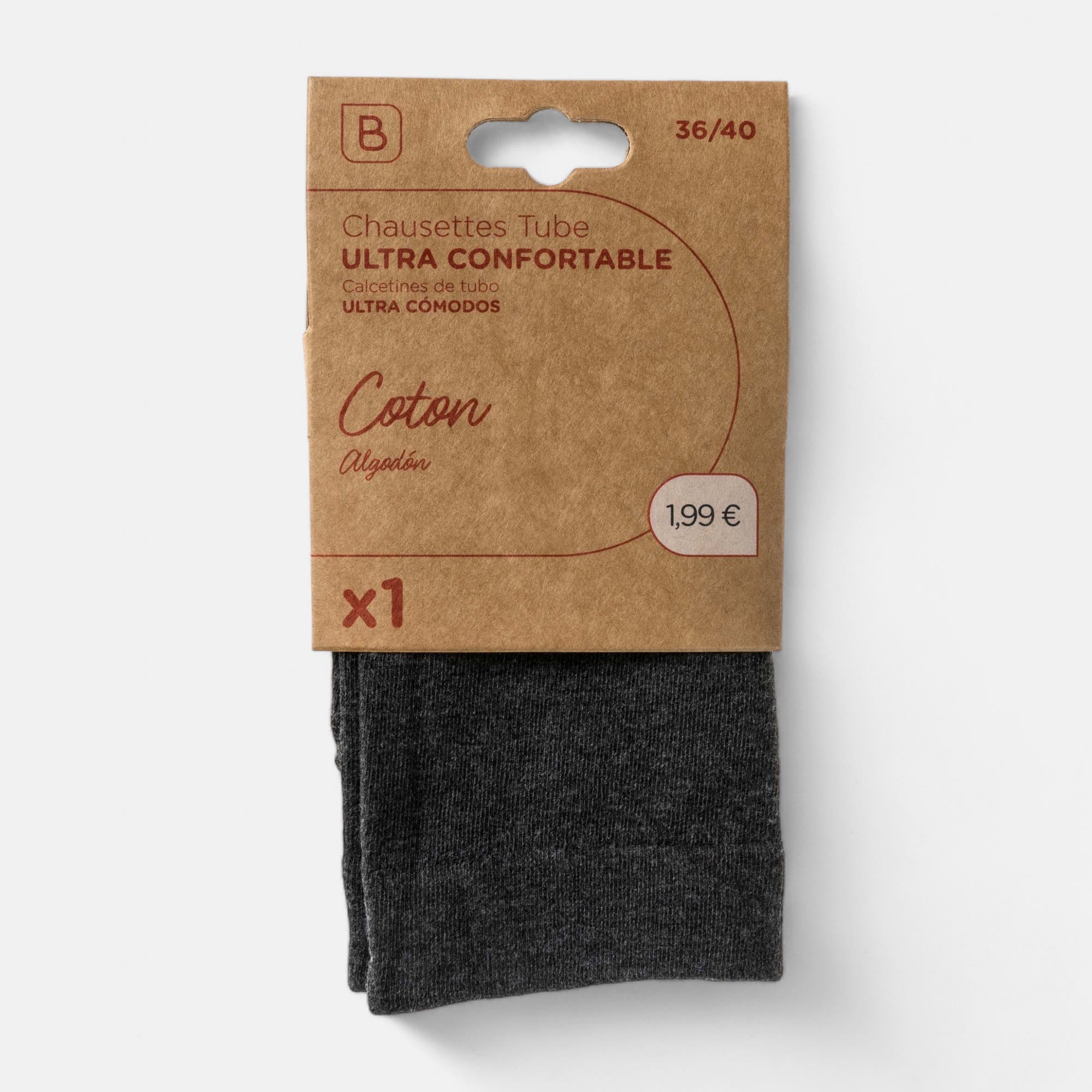 Chaussettes Femme gris