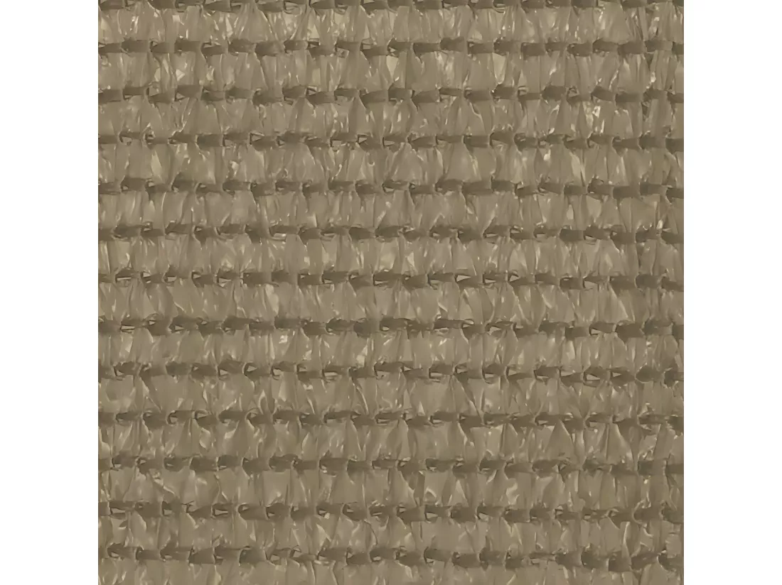 Écran de balcon Taupe 120x500 cm PEHD
