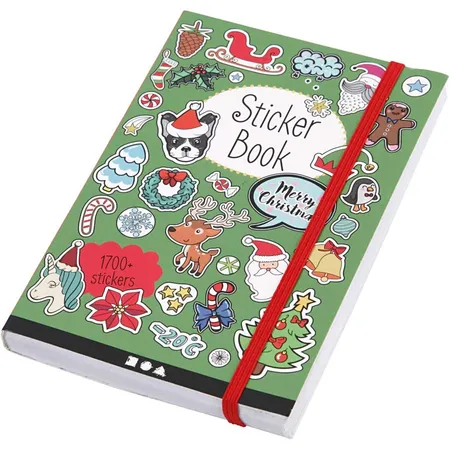 Creative Company Sticker-Buch Weihnachten, 1700 Sticker
