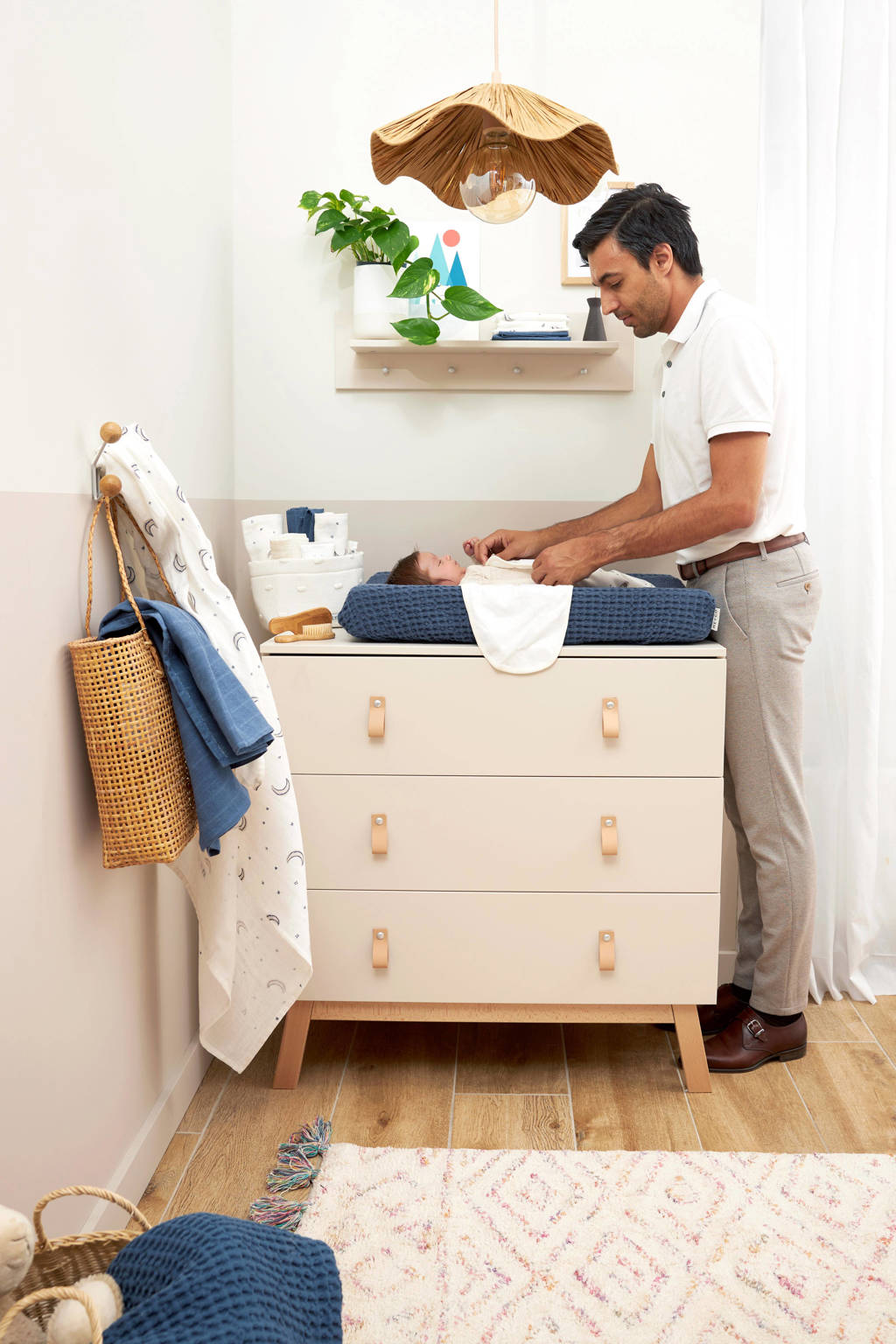 hydrofiele starterset Baby Moon - set van 9 indigo