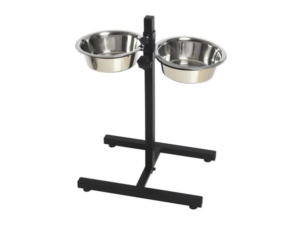 Sourcing DOUBL BOWL MET ADJUST STAND HOPPY 2X2.8L