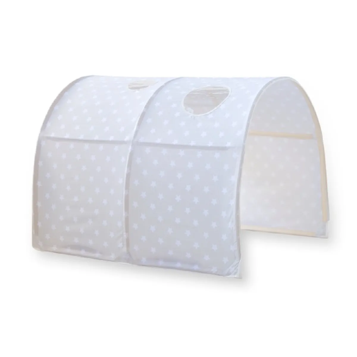 Homestyle4u Tunnel de lit enfant - Gris