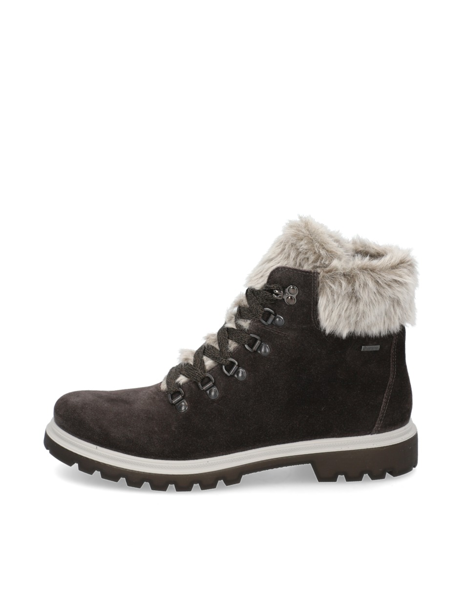 Veloursleder Schnürboot