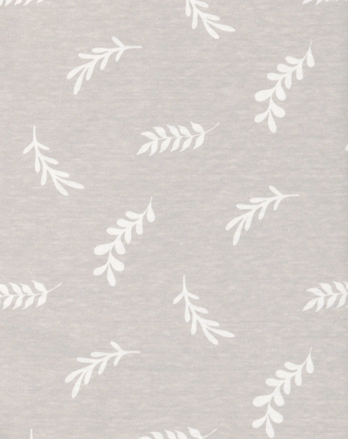 Jersey-Schlafack GANZJAHR – TWIGGY in grau melange