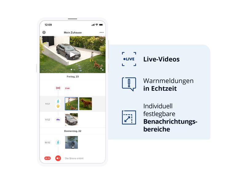 Netatmo Netzwerkkamera Smarte Aussenkamera mit Sirene Netatmo Smarte Aussenkamera mit Sirene