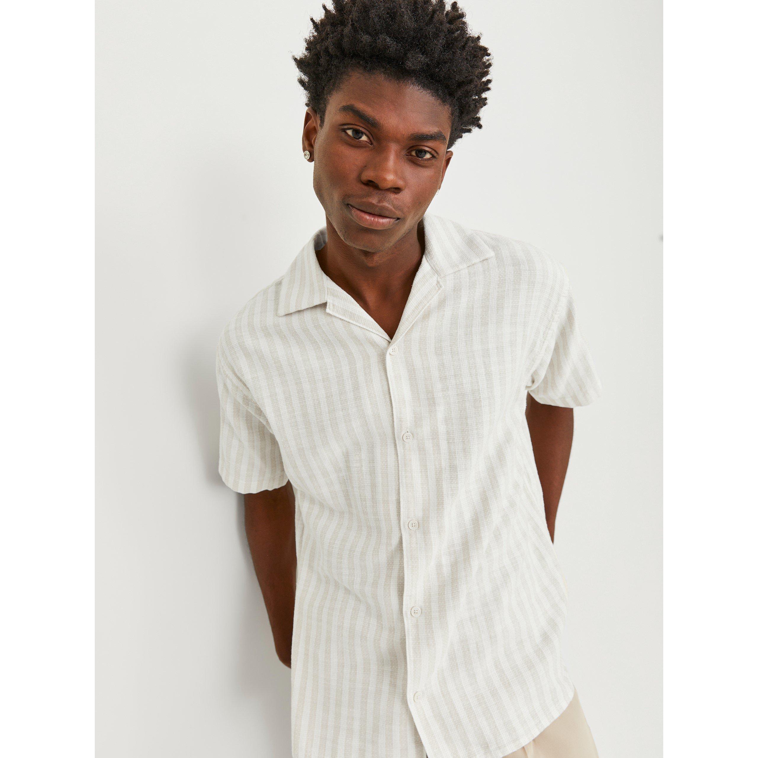 Jack and Jones Cabana Stripe Short Sleeve Shirt