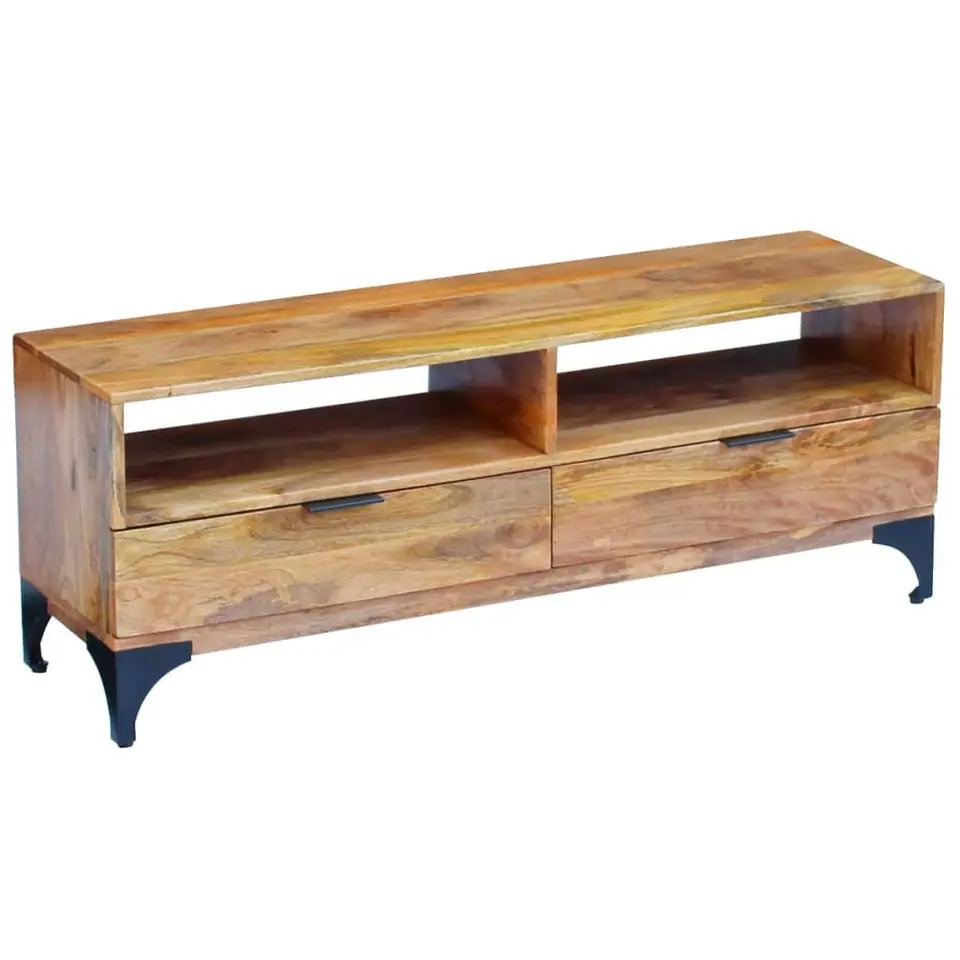 vidaXL - Tv-meubel - Bruin - Hout