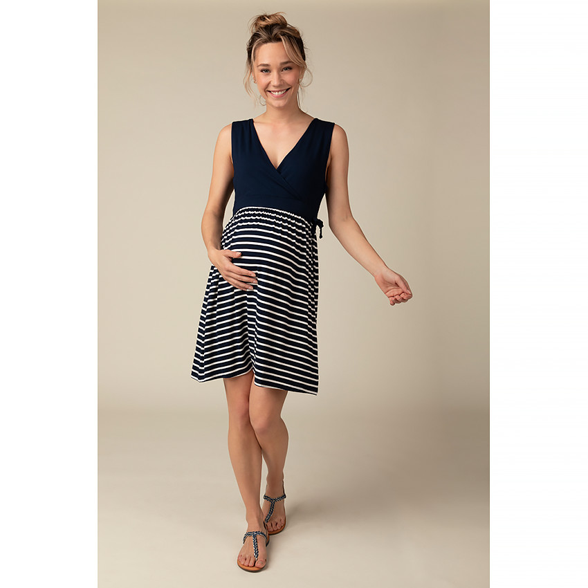 Robe cache coeur de grossesse