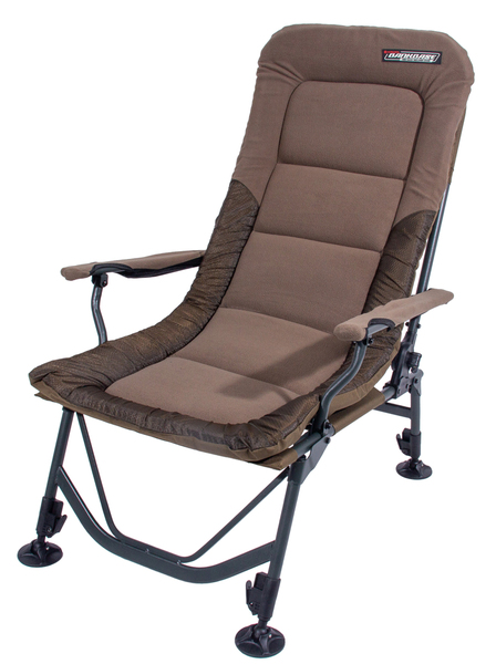 Chaise de Pêche Ultimate BankBase Memory Foam High Back Recliner Chair