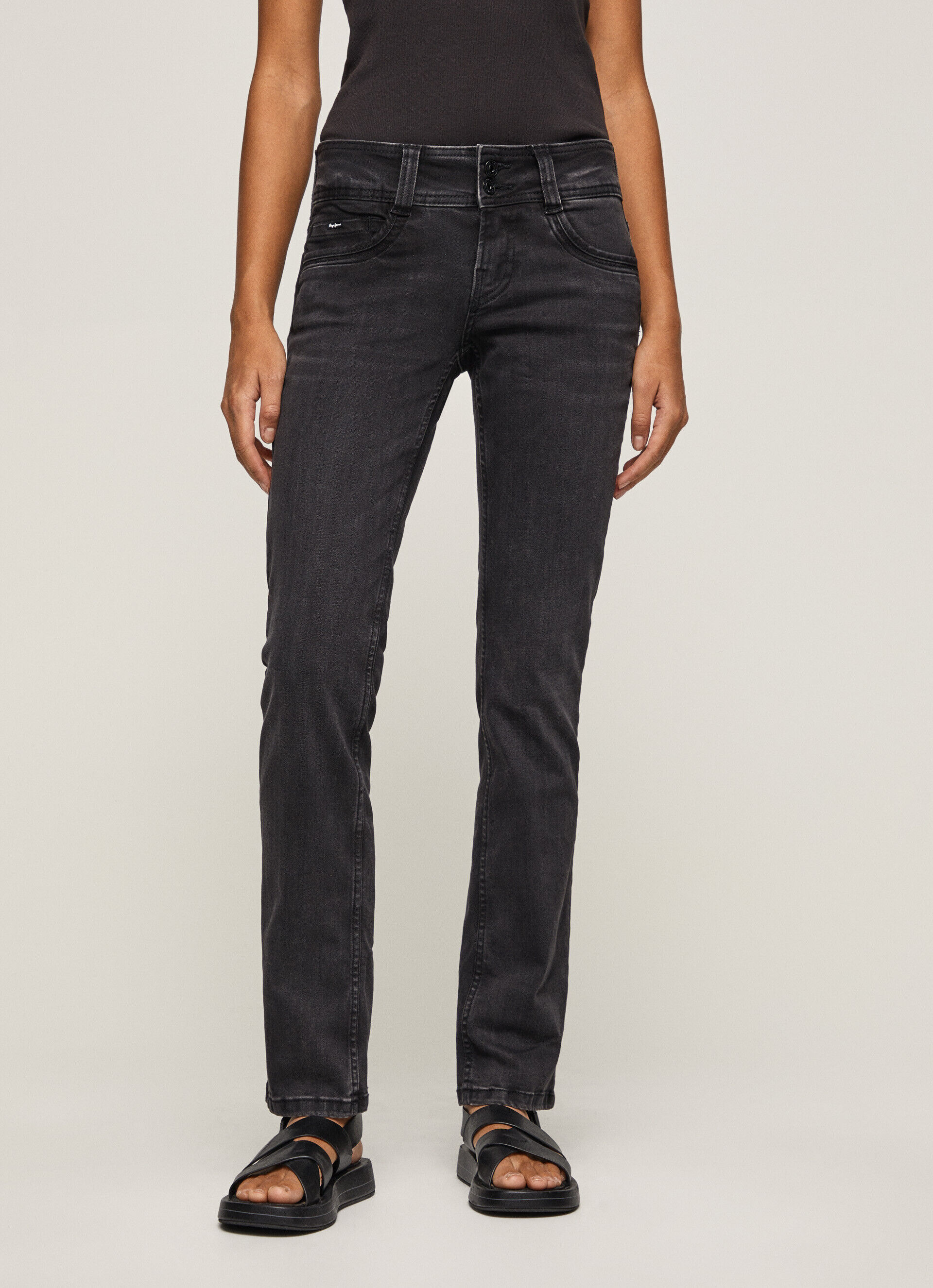 CALÇA JEANS GEN FIT REGULAR CINTURA MÉDIA - jeans