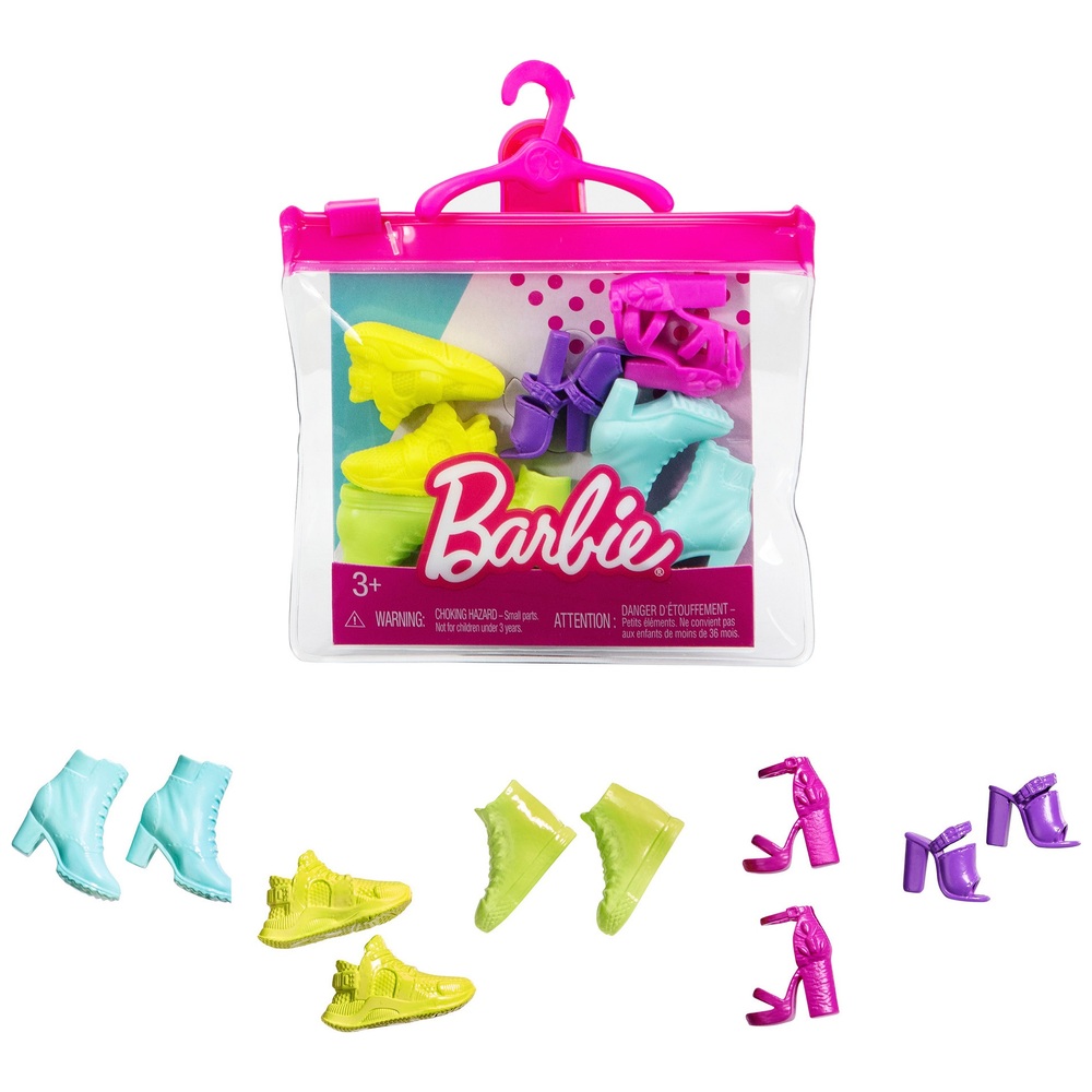 Barbie Schuh-Accessoires 5er-Pack