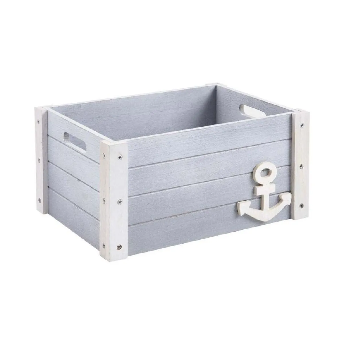 Aubry Gaspard Caisse de rangement bois Marina (Lot de 4)