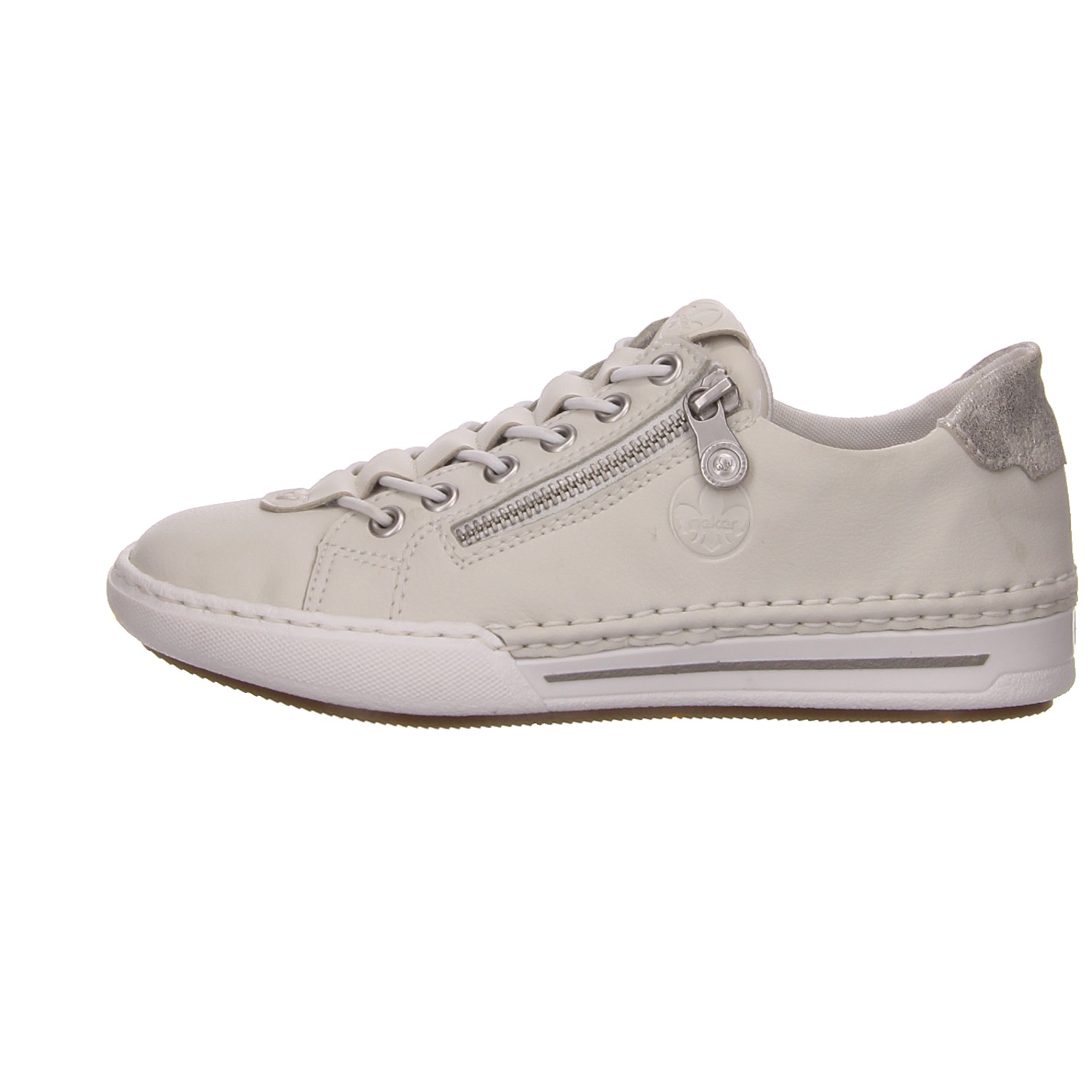 Rieker Sneaker weiß weiss/weiss kombi