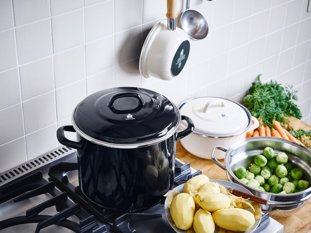 Indigo steelpan met deksel Green