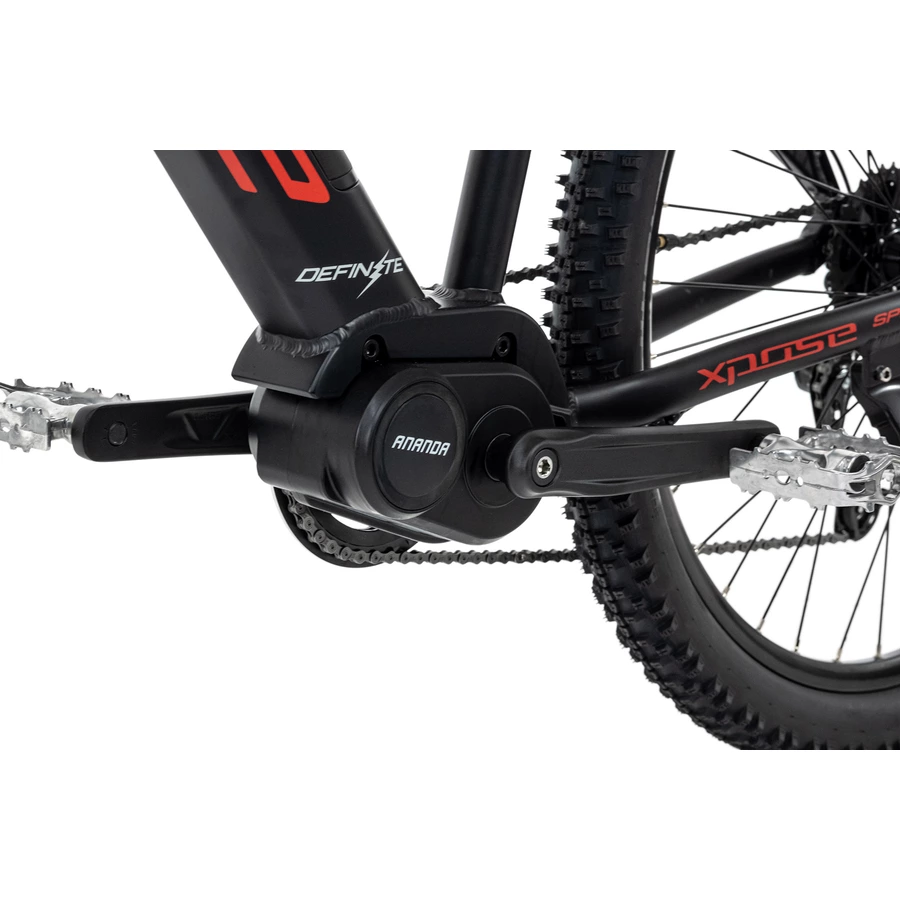 Adore E-Mountainbike Hardtail 27,5'' Adore Xpose Mittelmotor 36 V14 Ah Li-Ion-Akku schwarz