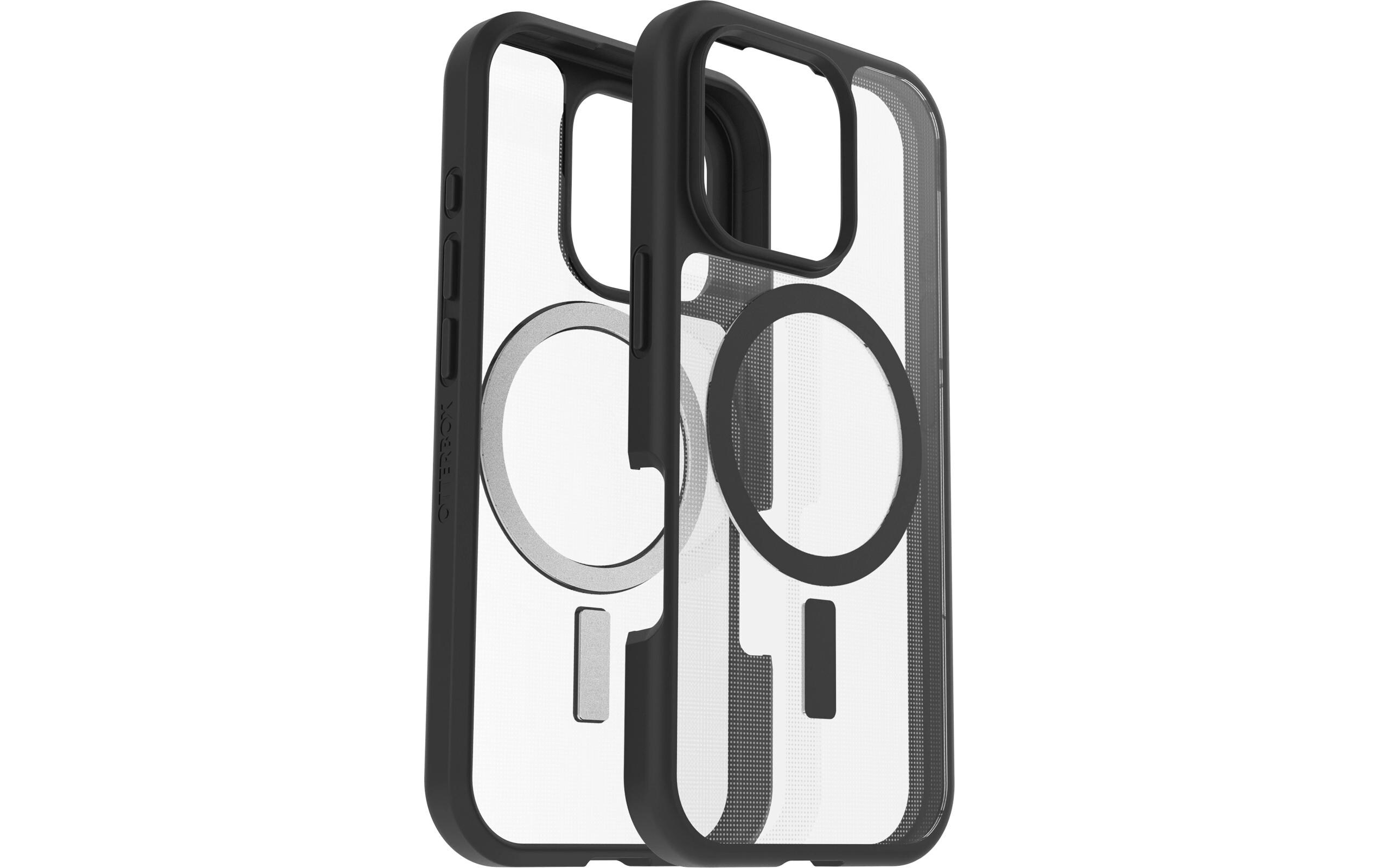 Back Cover React iPhone 16 Pro Schwarz/TransparentSchutzhülle für das Apple iPhone 16 Pro