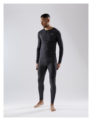 Collant Long Craft Core Wool Merino Noir