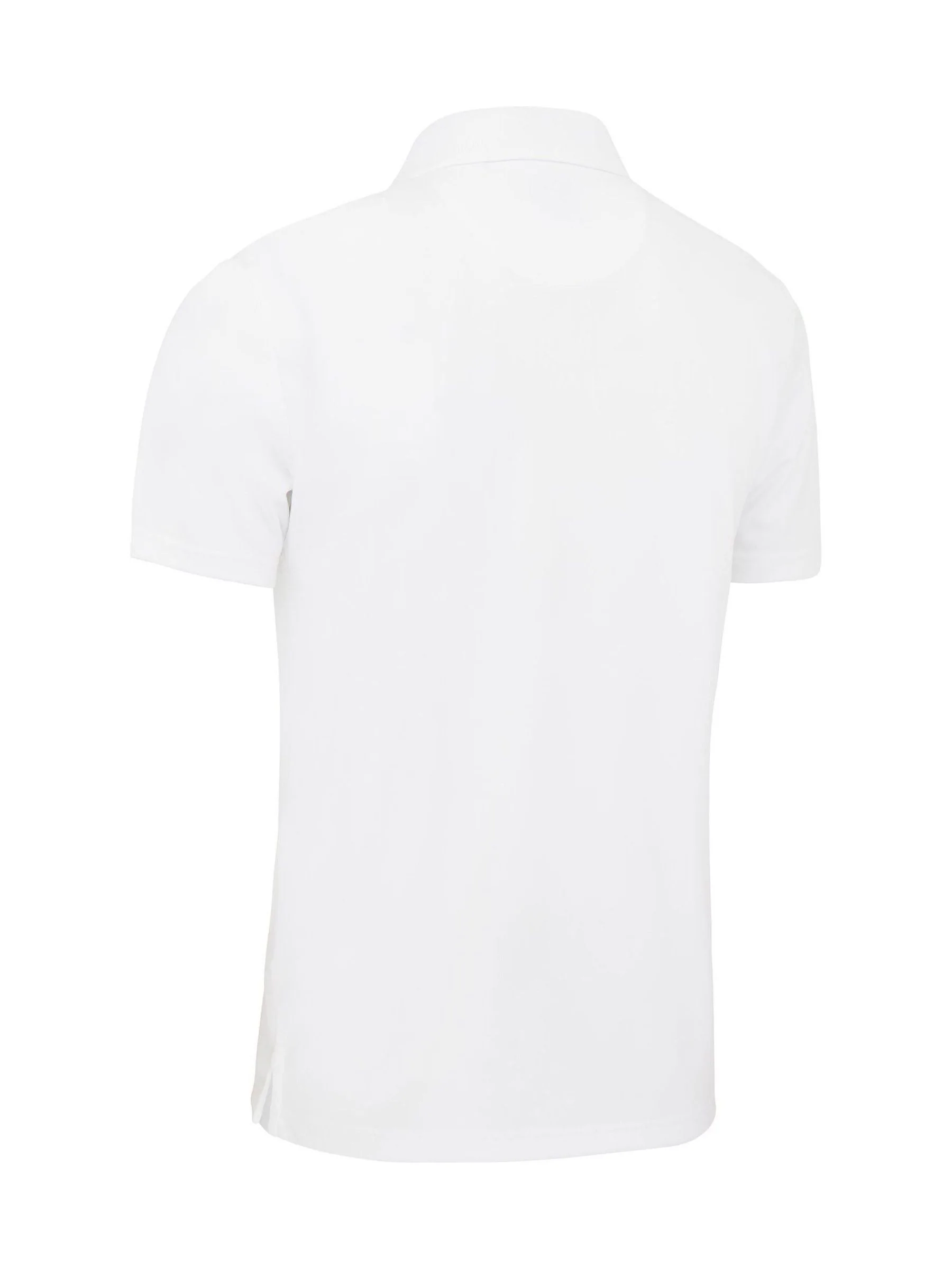 Callaway Apparel wit Tournament poloshirt met logo op de linkerborst