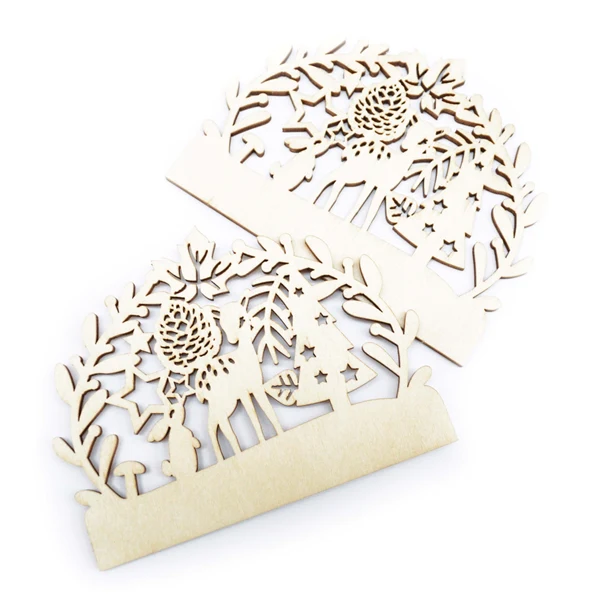 2 embouts pour bûche Forêt enchantée Scrapcooking