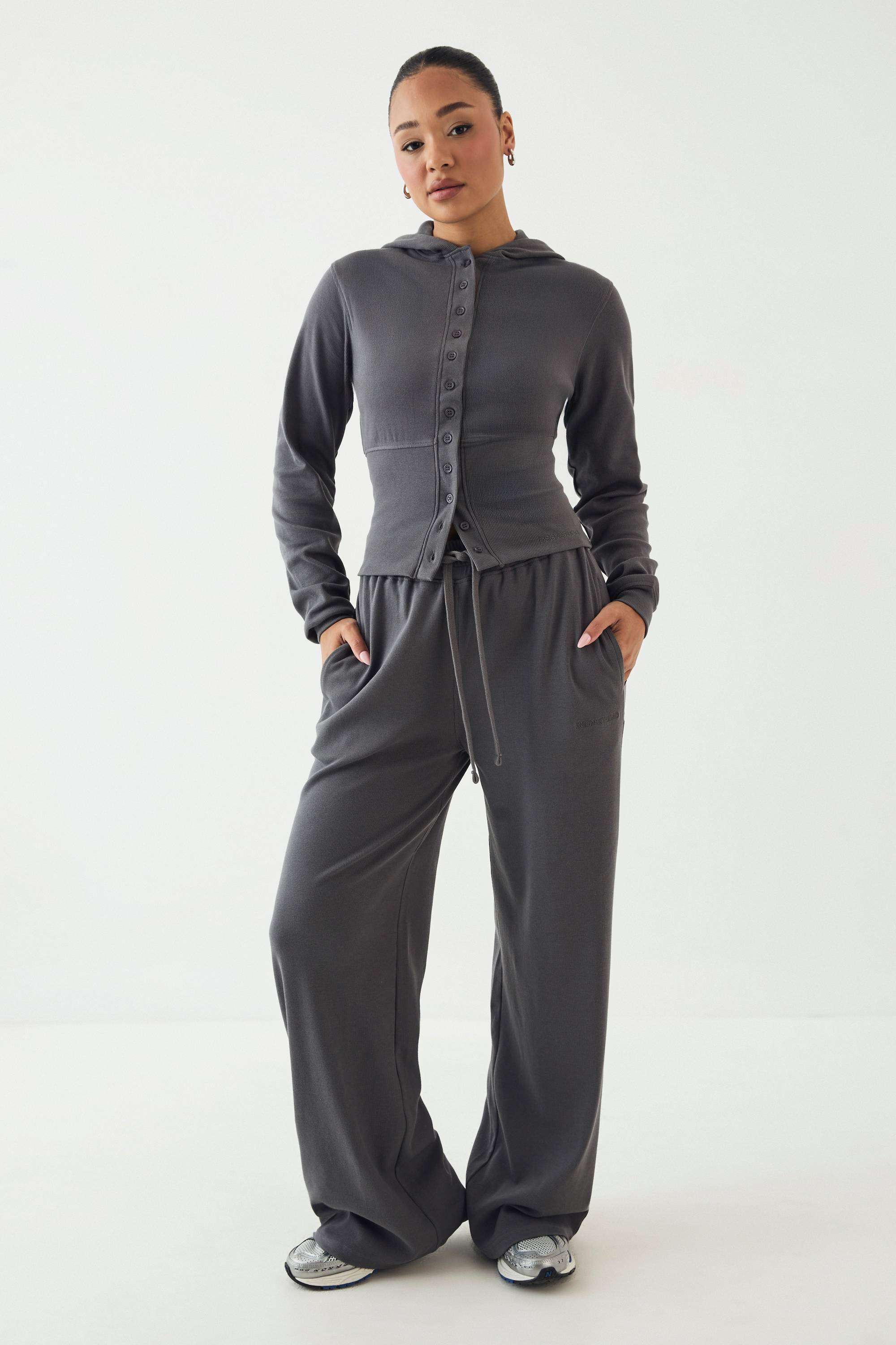 Jogging Jambe Droite Côtelé Épais Dsgn Studio