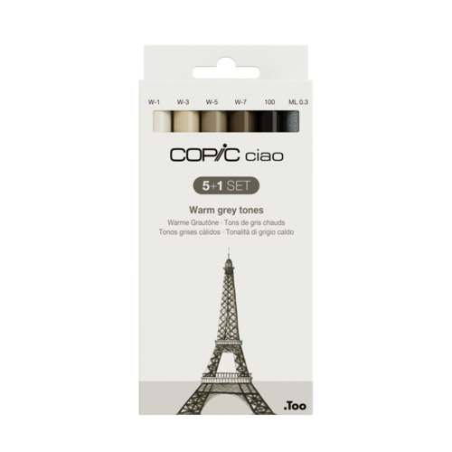COPIC® ciao 5 1 Set Warme Grautöne