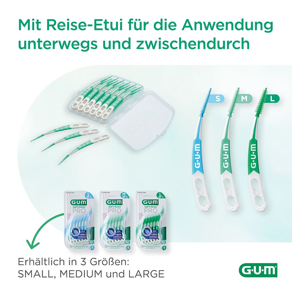 GUM® SOFT-PICKS® Medium Interdentalbürste