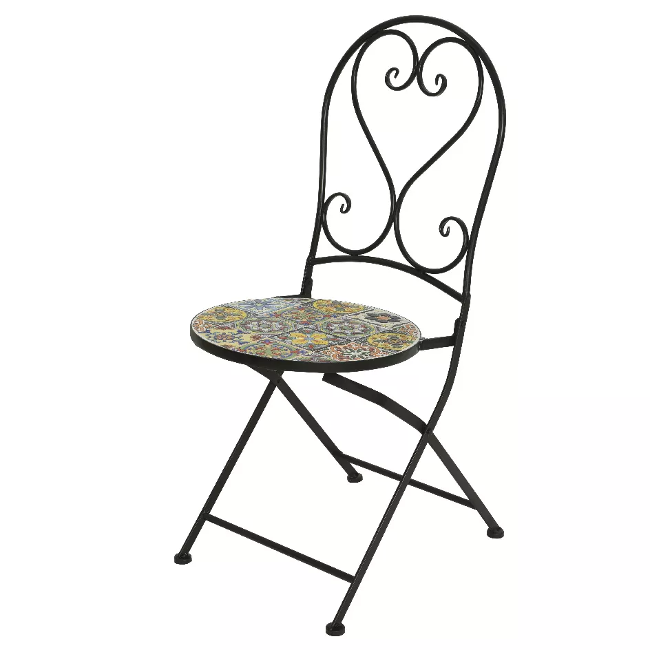 Chaise de bistro pliable Braga - Multicolore