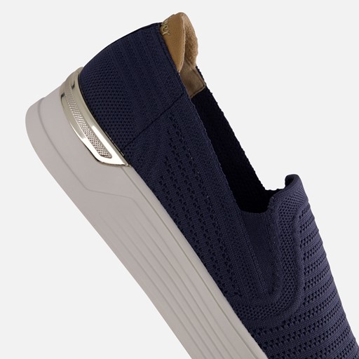 S.Oliver Instappers blauw Leer