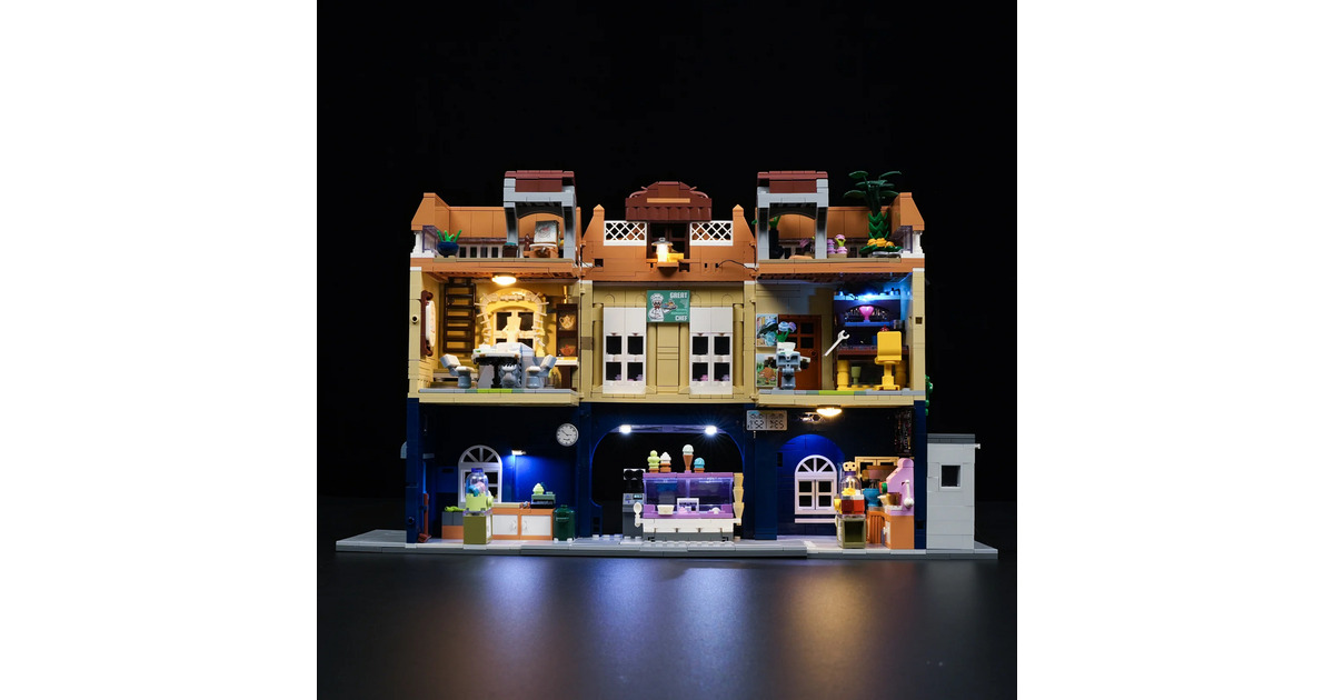 LumibricksTown Life - Gelato Store Constructiespeelgoed  (F9078)