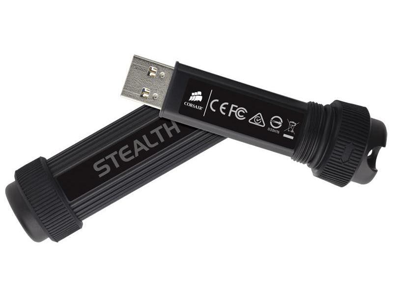 Corsair USB-Stick Flash Survivor Stealth USB 3.0 512 GB USB-Stick mit 512 GB Speicherkapazität und 70 MB/s Lesegeschwindigkeit