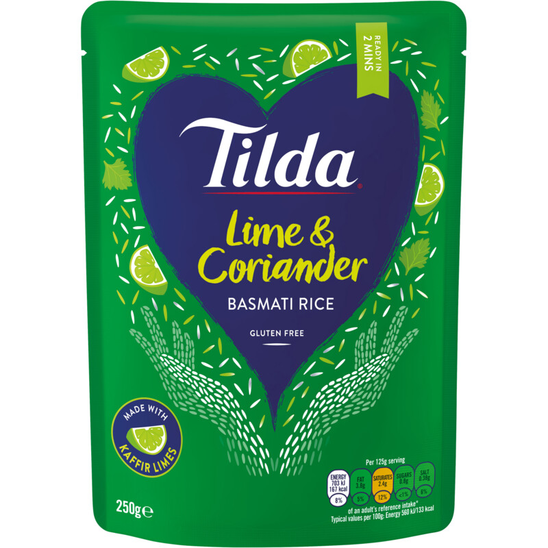 Tilda Lime & coriander basmati rice glutenfree
