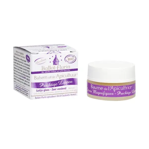Ballot-Flurin Apicosmetic Bálsamo para Lábios Bonitos Orgânico 15ml