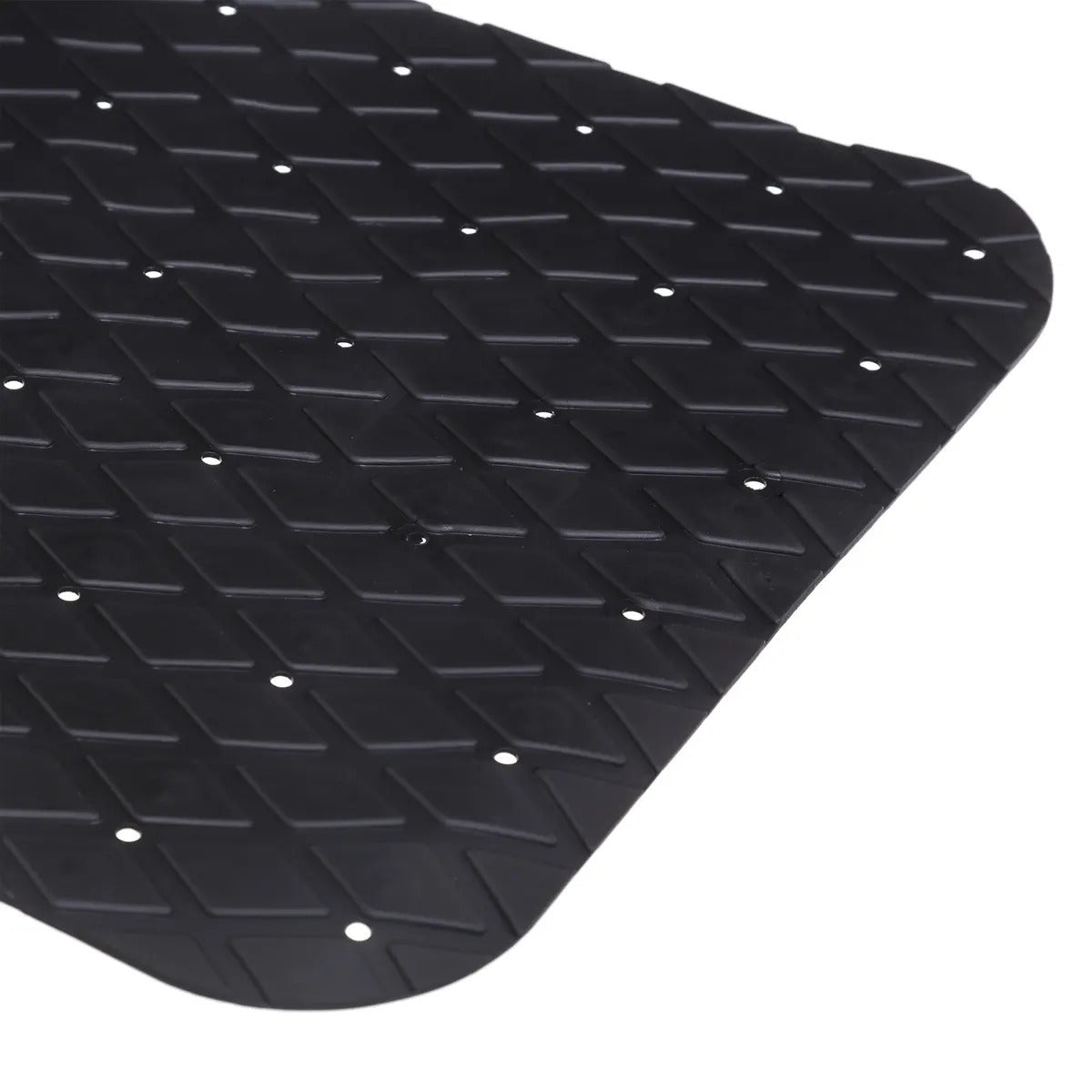5Five Badkamer anti slip mat - rubber - zwart - 70 x 35 cm
