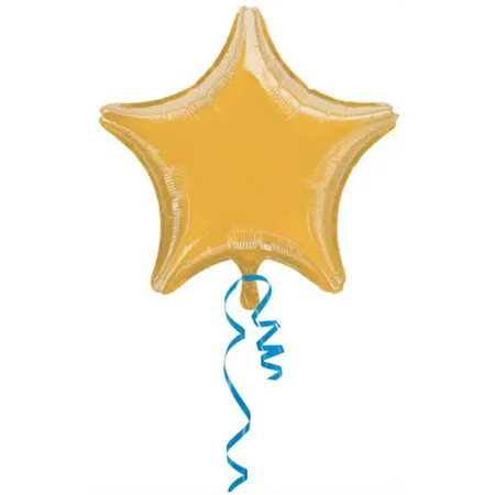 amscan Folienballon Metallic Gold Star 48 cm