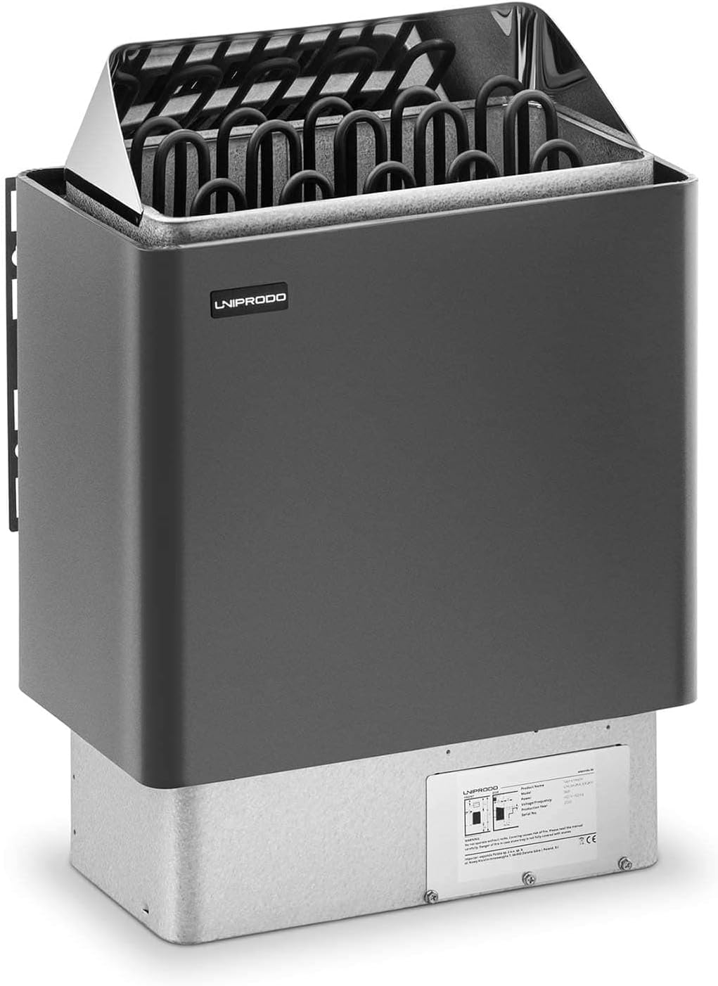 UNI_SAUNA_G9.0KW Saunaofen 9 kW 30 bis 110 °C Überhitzungsschutz Thermostat Saunaheizung elektrisch