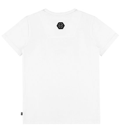 Philipp Plein T-Shirt - 1978 - Weiß m. Strassstein