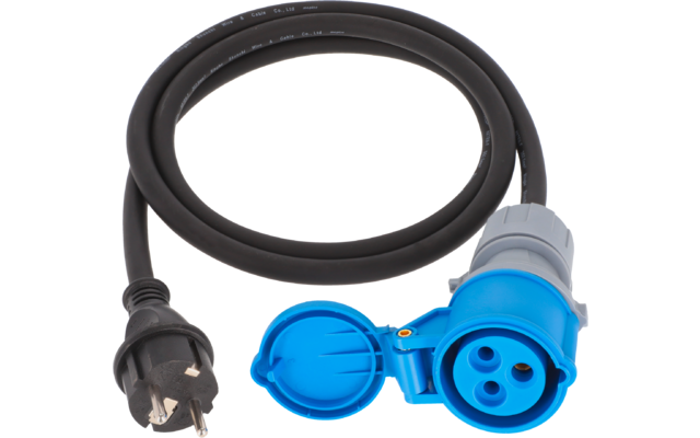 Berger Adapterleitung CEE Kupplung und Schutzkontaktstecker