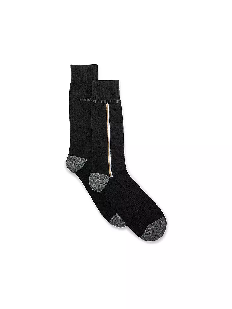 BOSS Herren Socken ICONIC 2er Pkg black schwarz