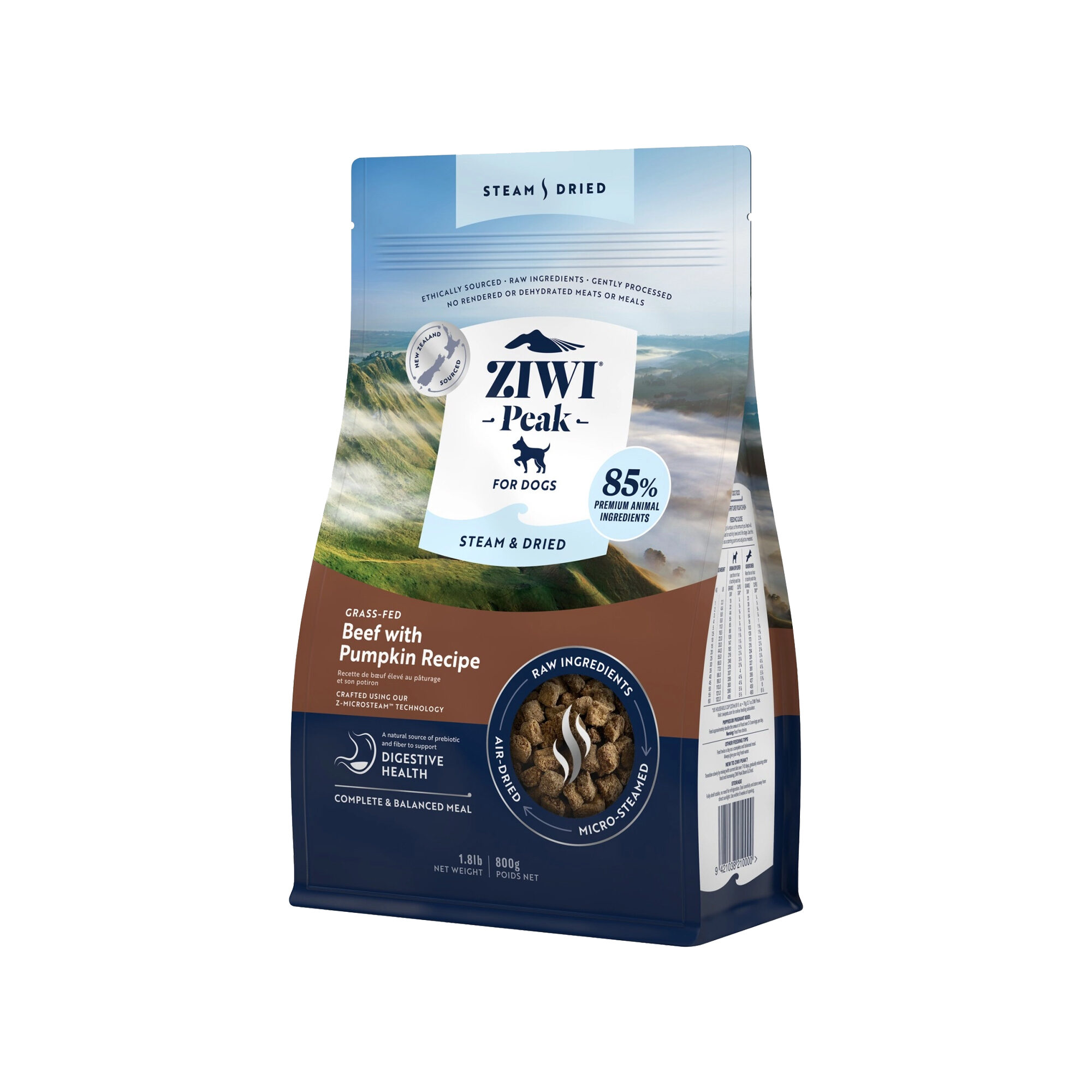 Ziwi Peak Steam & Dried hondenvoeding - Rund