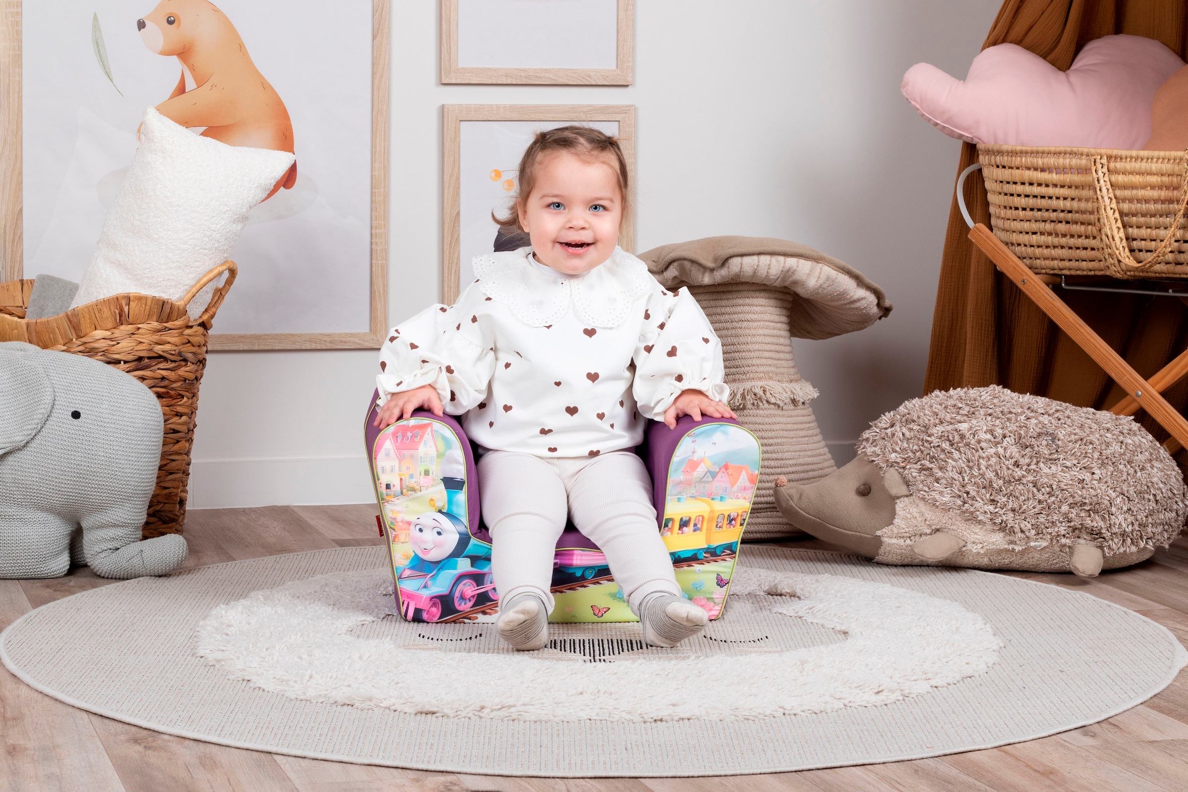 Knorrtoys® Sessel »Happy train« für Kinder; Made in Europe