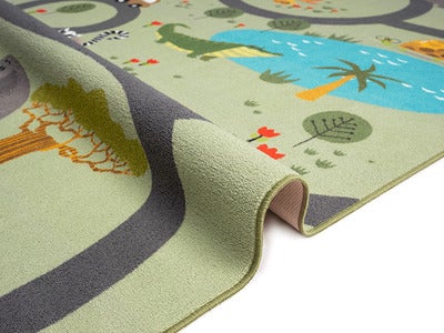 KMCarpets Gulvteppe Play Animal 120x160, Grønn
