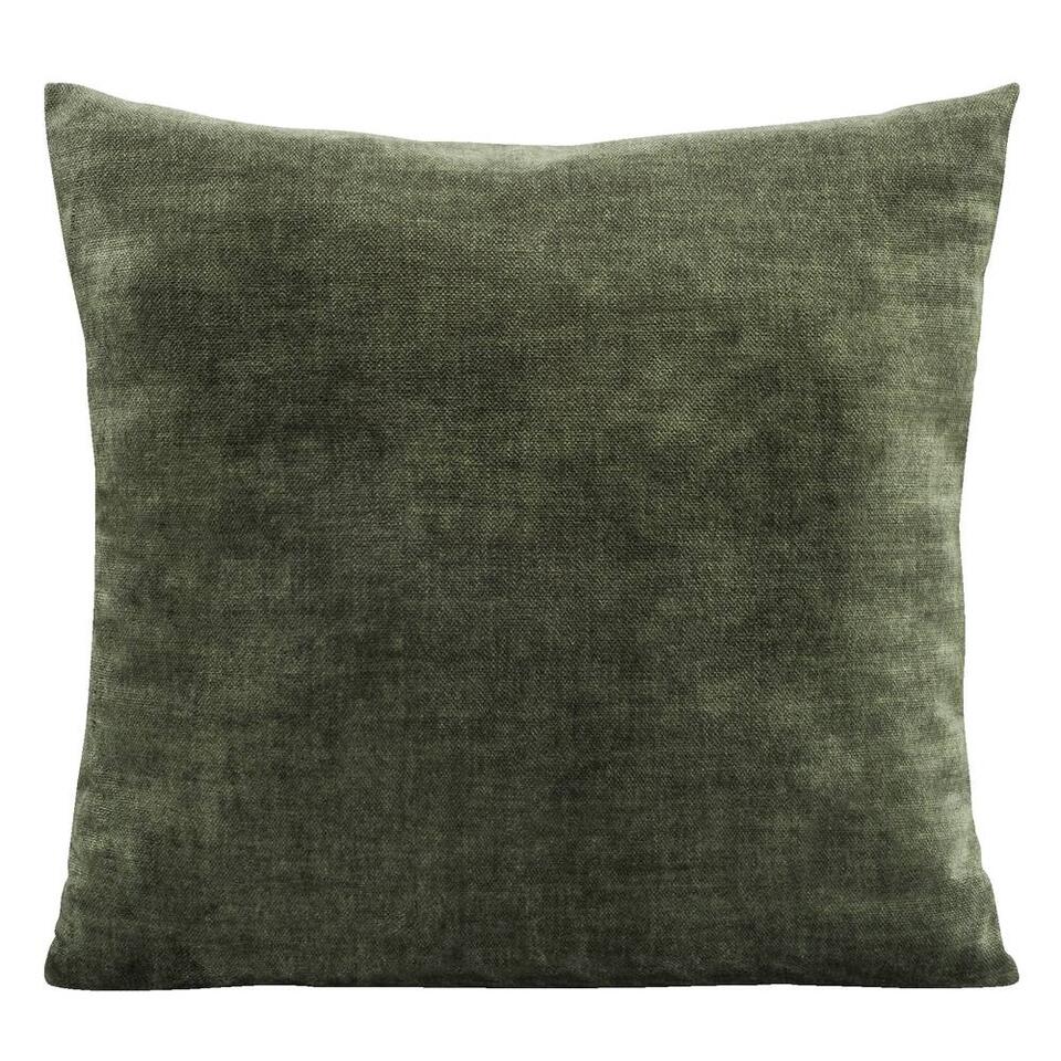 Sierkussen Micha - groen - 45x45 cm