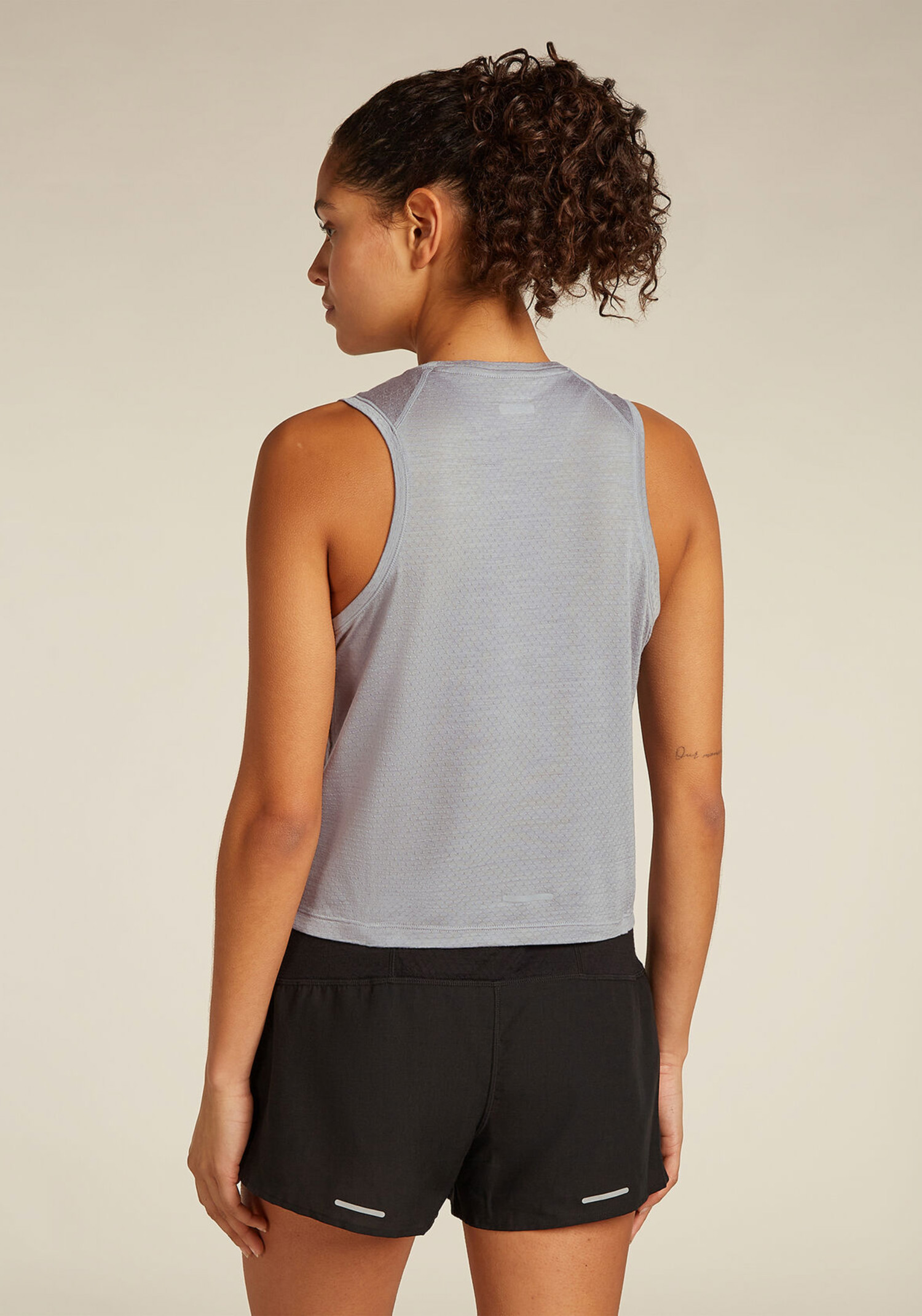 Icebreaker Damen-Tanktop 125 Cool-Lite™ Merino Blend Speed Tank Alloy