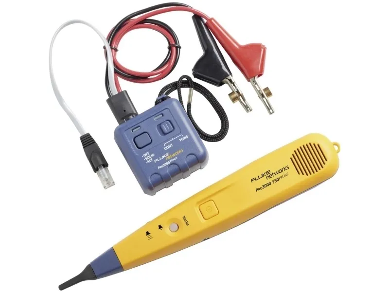 Tonegenerator og tonesøger-sæt 4962088 Fluke Networks PRO3000F50-KIT Netværk , Telekommunikation