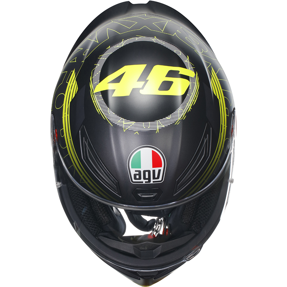 AGV - Casque K1 S Track 46 Noir / Jaune