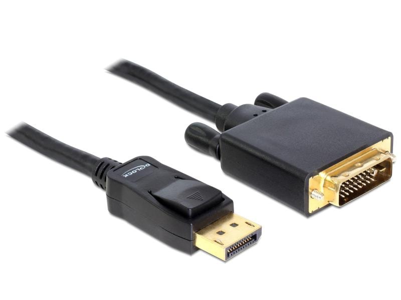 Delock Kabel DisplayPort - DVI-D, 3 m Displayport zu DVI Kabel